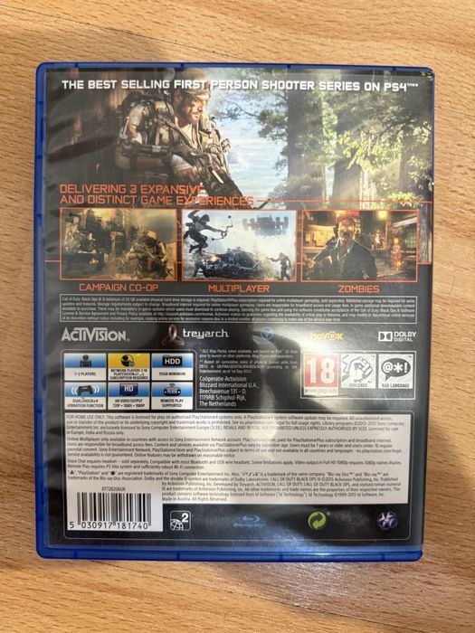Vand call of duty black ops 3 ps4/ps5