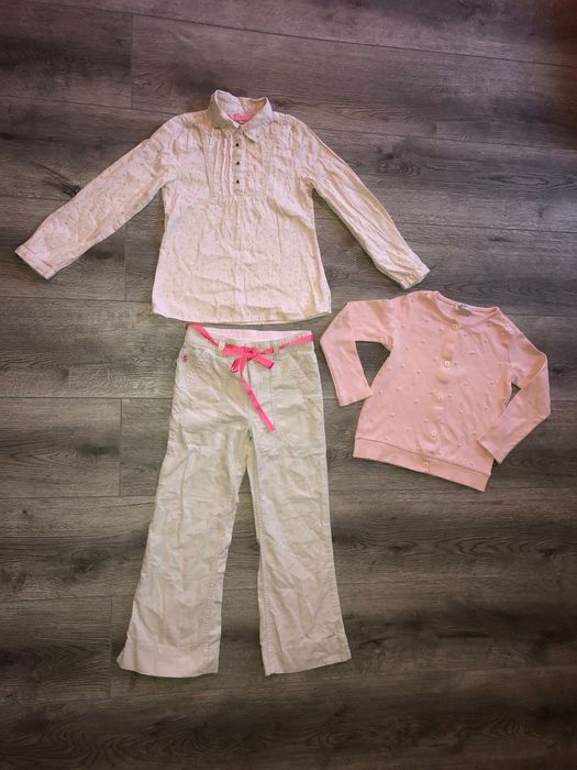 Pantaloni/cămașă/bluza fete 110-116