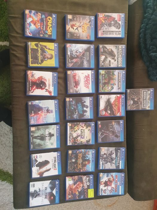 Диски с играми ps4