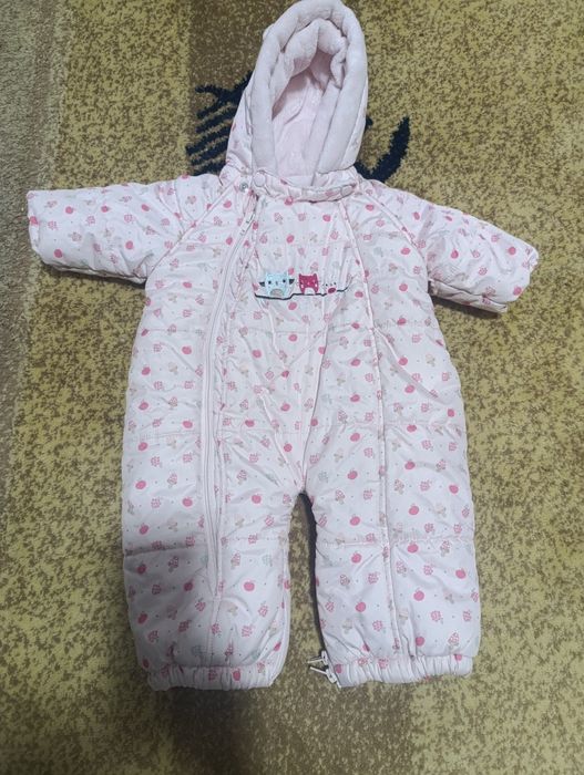 Комбенизон для маленькой девочки от 0 до 6 месяцев