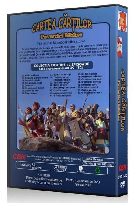 Colectie Cartea cartilor - Povestiri biblice - 13 DVD Dublat romana