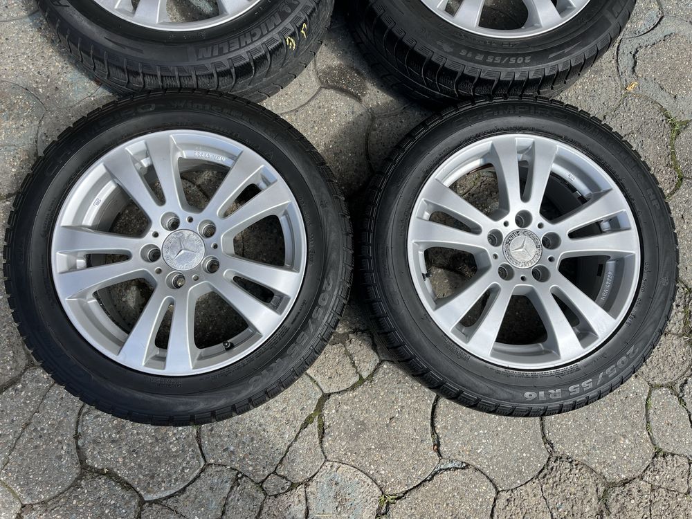 Jante 5x112mm, 205/55 R16 Mercedes Clasa A, B, C, VW, Audi, Seat Skoda