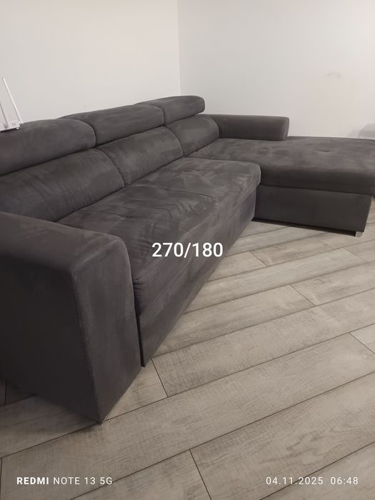 Ъглов диван с функция сън