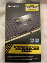 Memorie Corsair Vengeace LPX 16GB, DDR4, 3200MHz, CL16, Dual Channel
