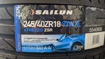 Разноширокие Sailun 245/40R18, 265/35R18 Atrezzo ZSR
