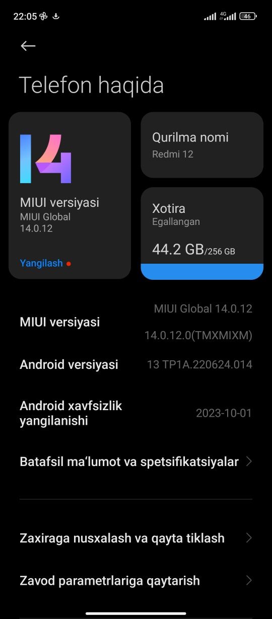 Telefon Redmi 12