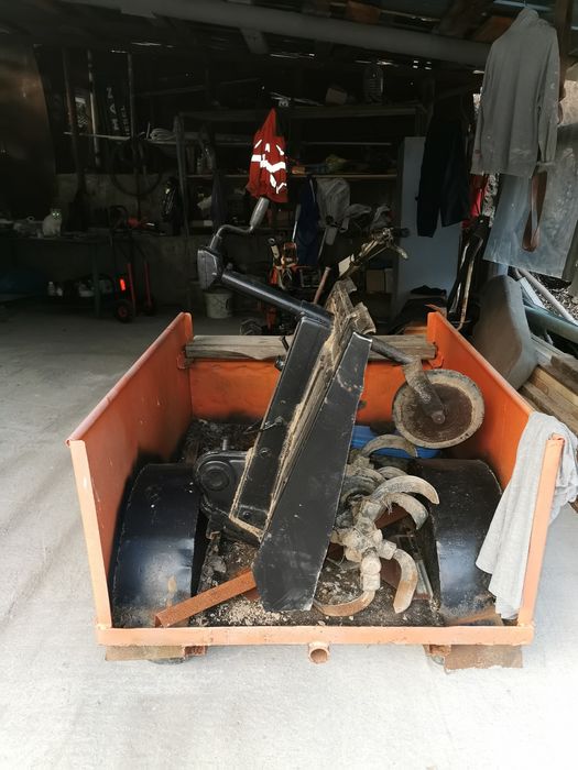 Култиватор ISEKI с фреза и ремарке