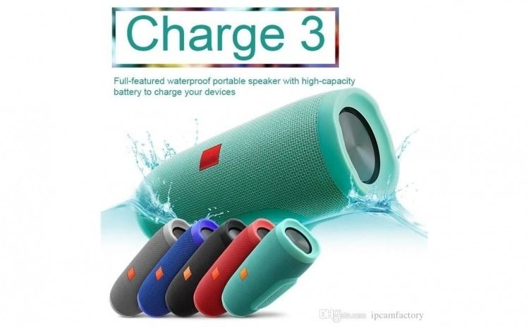 Boxa portabila Charge 3 - USB, suport SDcard, Bluetooth, Powerbank