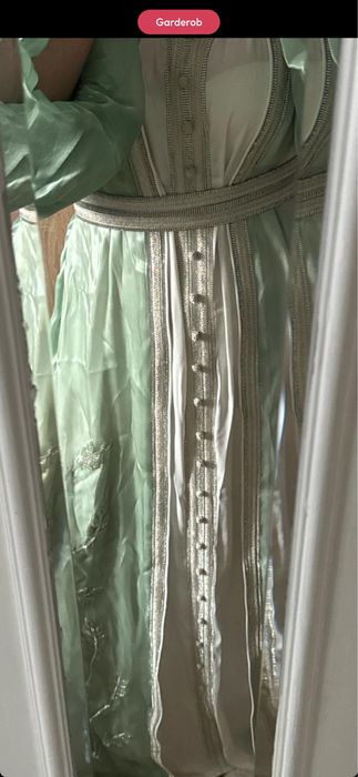 Платье марокканское с вышивкой ручной работы