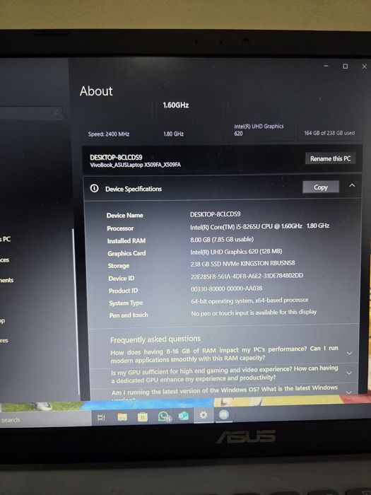 Vând laptop asus