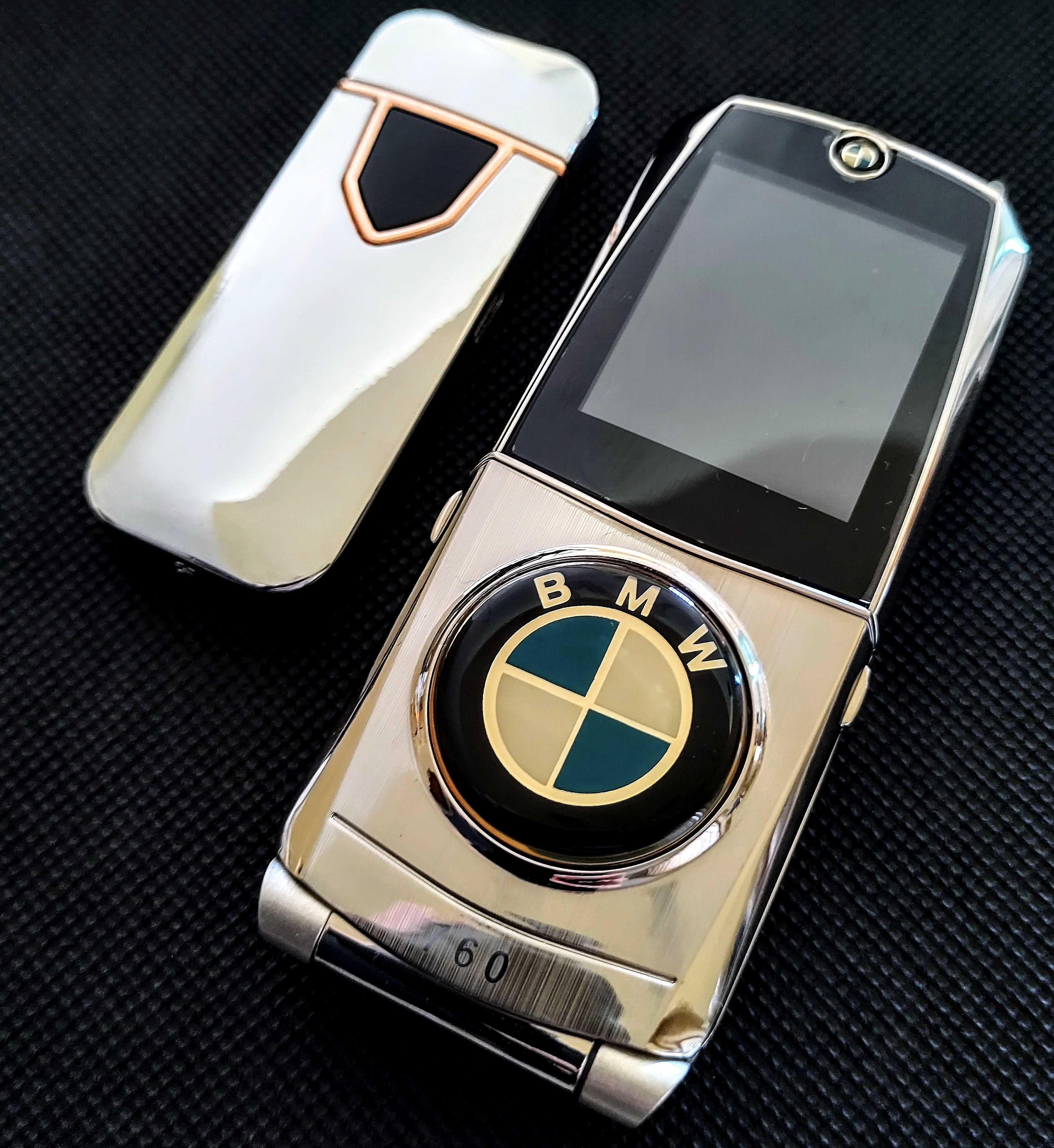 Телефон Mercedes Луксозен метален с капаче BMW Тип NOKIA GSM