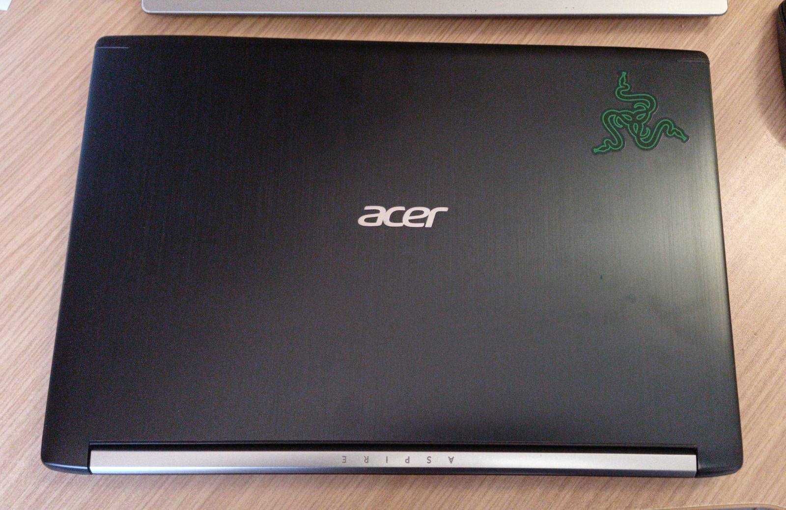 Notebook (Лаптоп) Acer 4 ядра i5-7300HQ, 3100 MHz, 32GB RAM