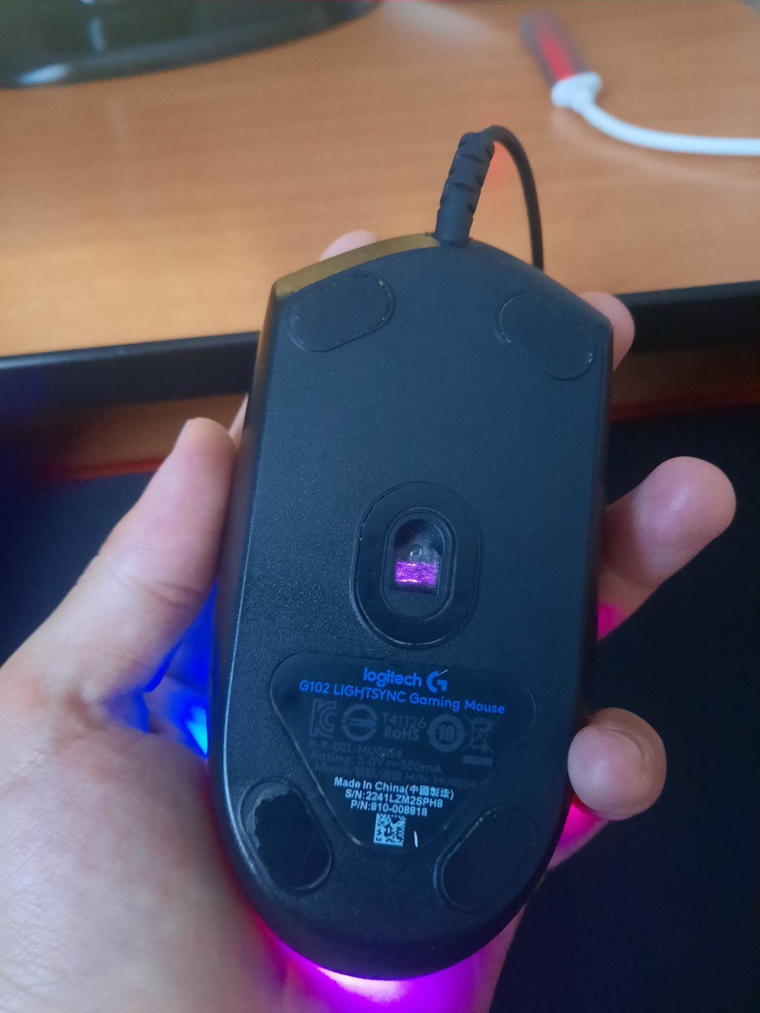 Мышка logitech g102