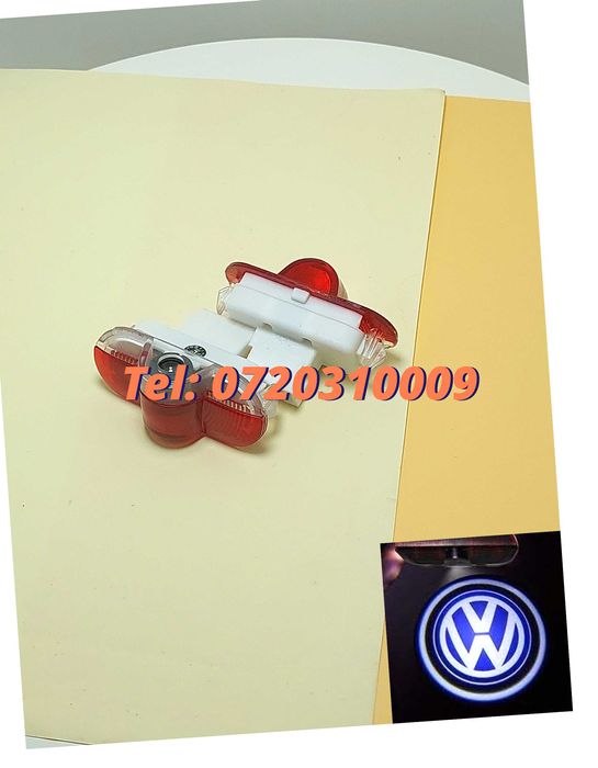 Proiectoare Logo Portiere Vw Golf 4 Caddy Touran Bora Passat