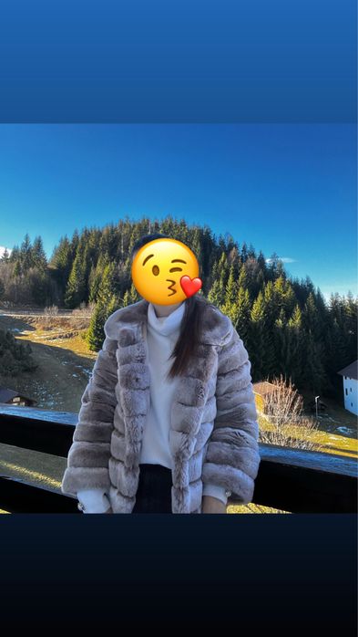Haina de blana naturala chinchila