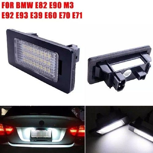 Set Lampi led Bmw E39 E60 E82 E90 E92 numar înmatriculare 24 leduri