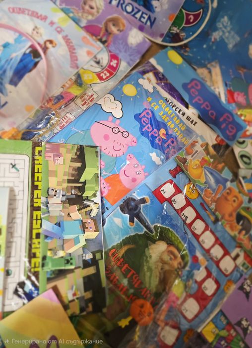 Комплект подарък - Книжки за оцветяване