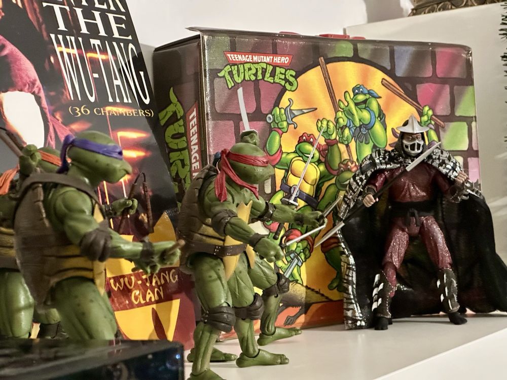 Jucarii vechi - Lot figurine Testoasele Ninja