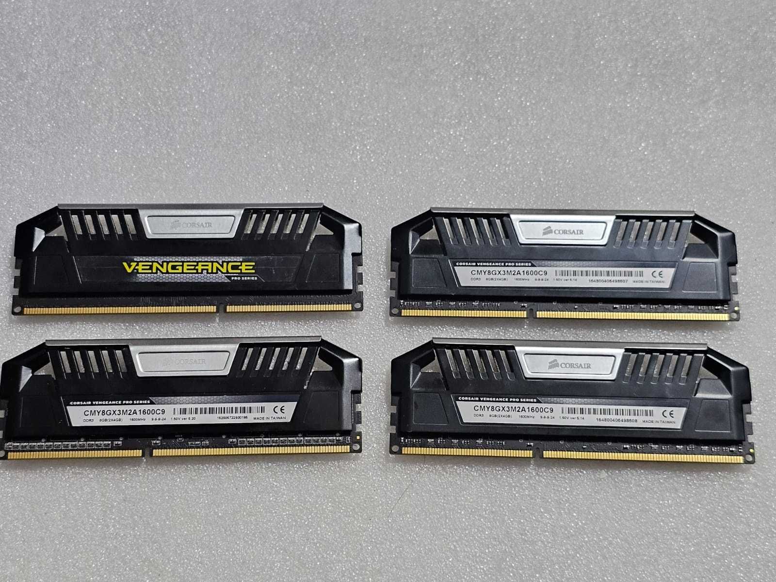 Kit RAM Corsair VENGEANCE Pro Black 8GB (2x4GB) DDR3 1600MHz