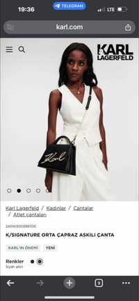 Ново! Karl Lagerfeld дамска чанта