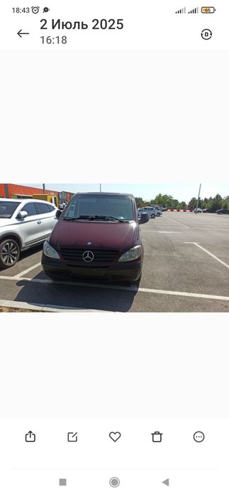 Srochna sotiladi mersedes benz vito long