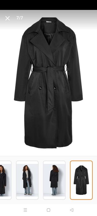 Trench dama nou, mărime xs/s, Noisy May