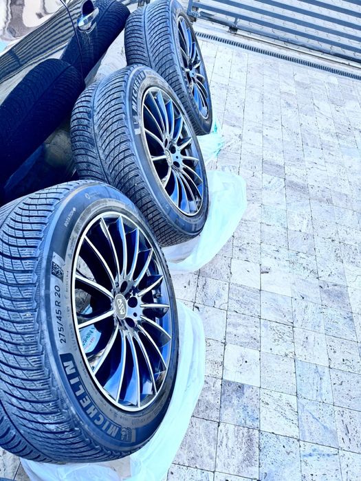 Vand roți complete iarna 275/45 R20 jante MSW bicolore negru/argintiu