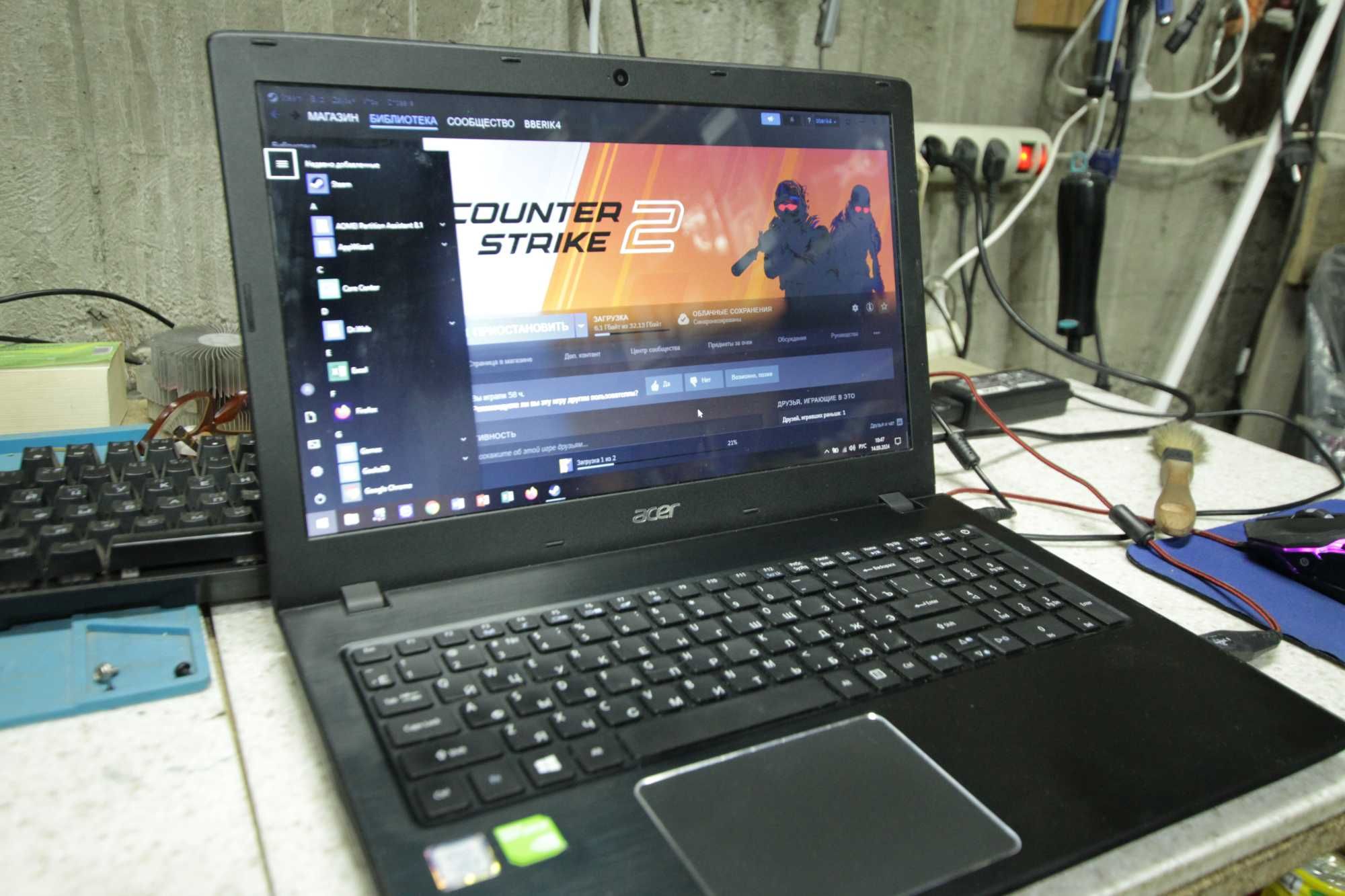Ноутбук Acer E5-576 Core i5 7200 U Video GF MX 130, DDR 12 gb