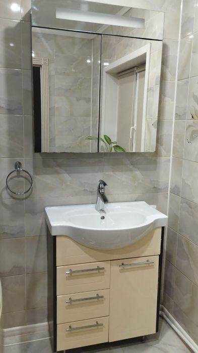 Тумба, раковина, 5000 т, Шкаф с зеркалом 5000, Шкаф пенал для ванной 5