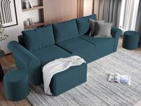 Coltar extensibil cu lada Bonito Turcoaz