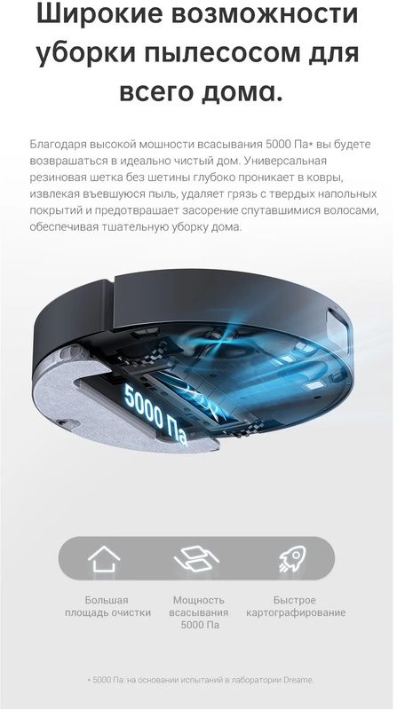 Робот-пылесос Dreame D10 Plus Black
