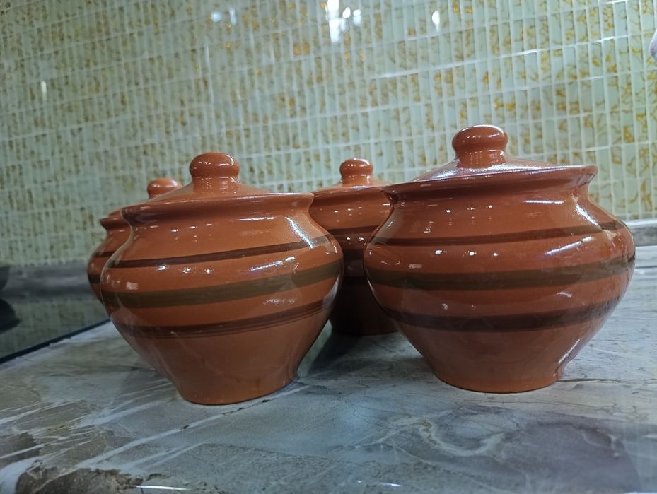 Горшочки глиняные для запекания