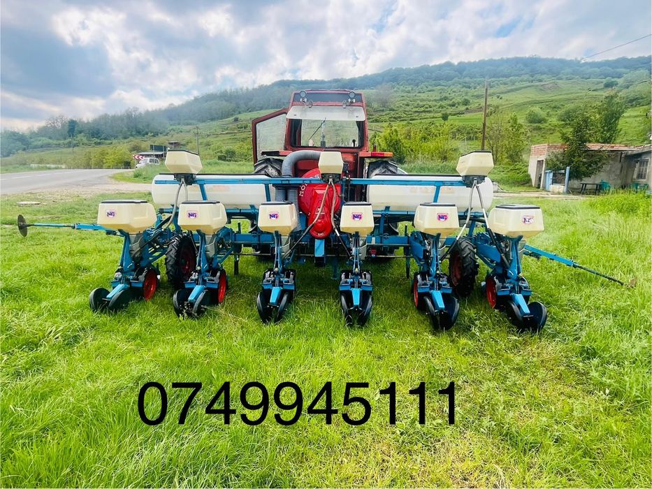 Semănătoare porumb pe discuri Monosem 6 rânduri fixa