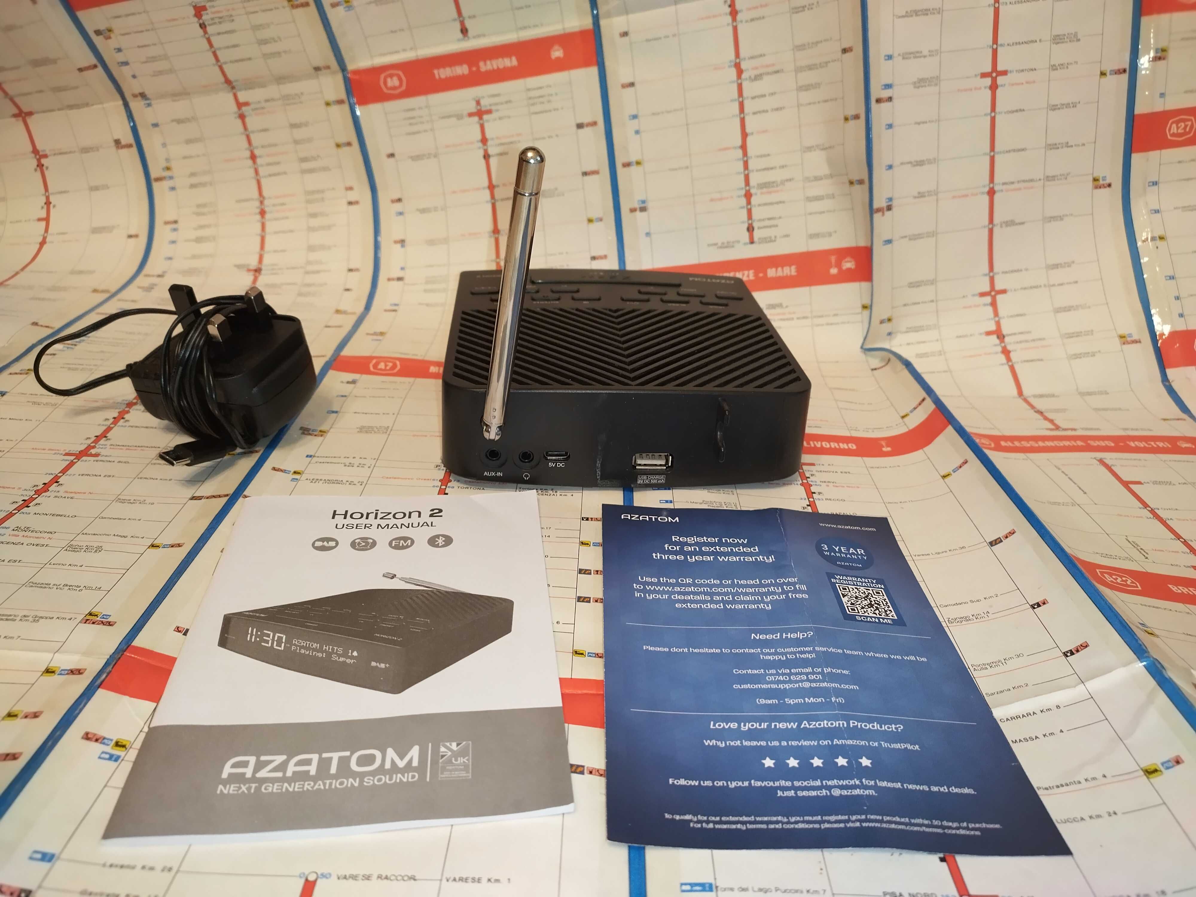 ПРОМО! Azatom DAB FM AM Radio Bluetooth USB радио говорител с колонка