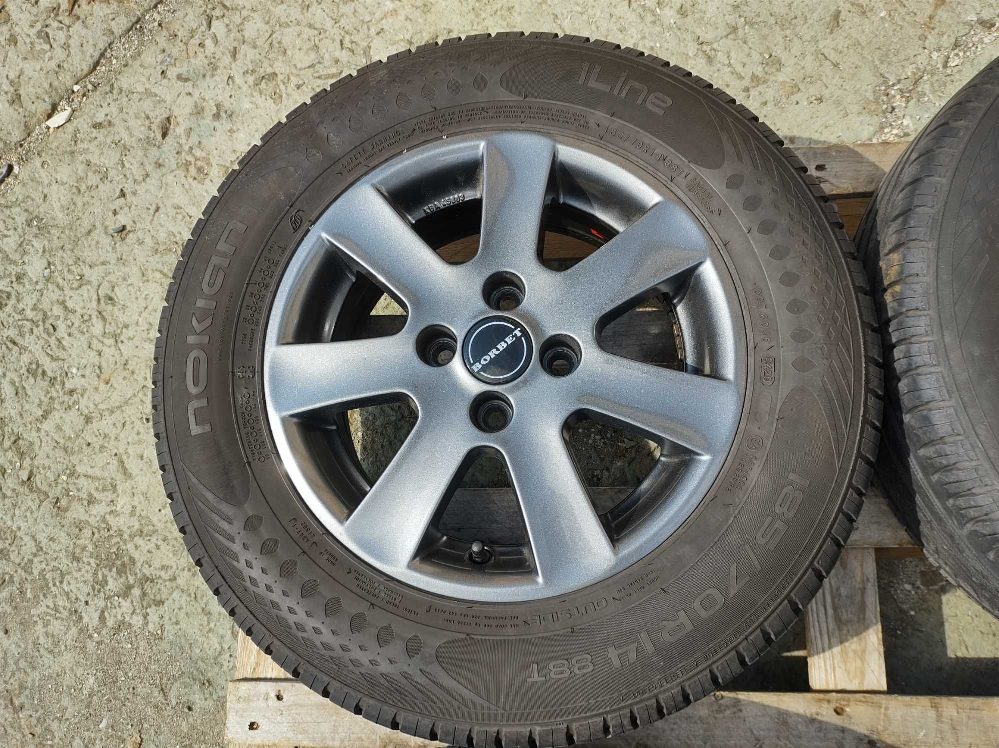 14 джанти 4х100 Opel Corsa C D Vectra B Renault Dacia Logan 6J et38