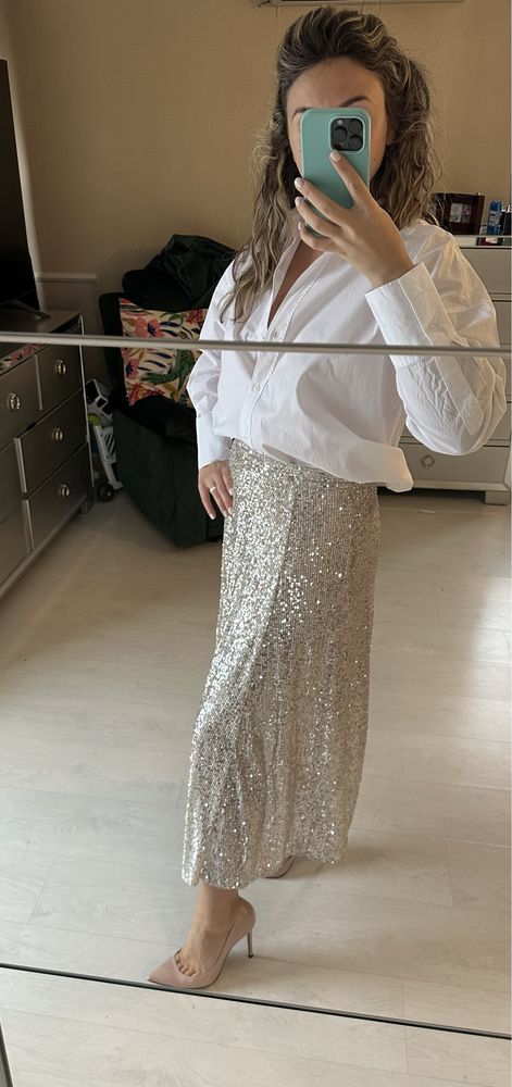 Fusta paiete H&M