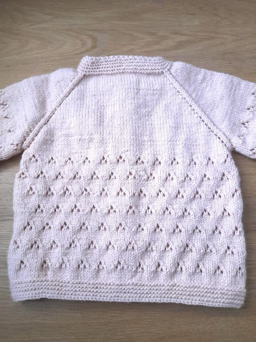 Cardigan fetiță 3-4 ani, handmade, jachetă- pulover tricotat roz