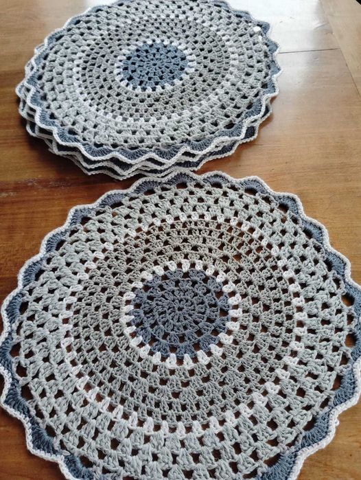 Suport farfurie croșetat handmade