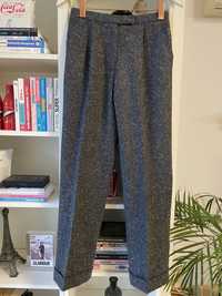 Pantaloni conici lana (noi, fara eticheta)