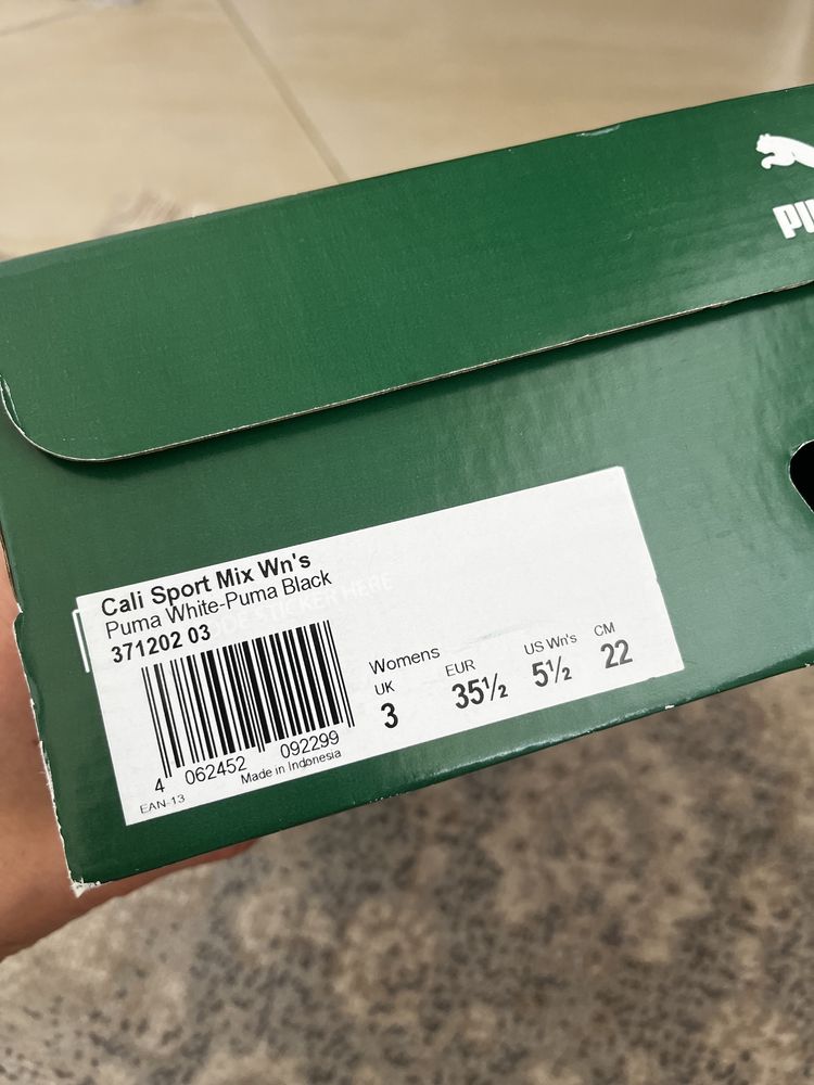 Adidasi puma 35 albi talpa inalta