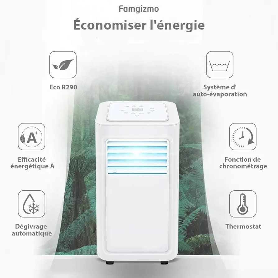 3 в 1 мобилен климатик 7000 BTU - Охлаждане, Обезвлажняване, Вентилаци