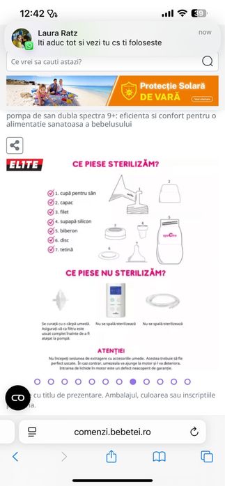 Pompa pentru san