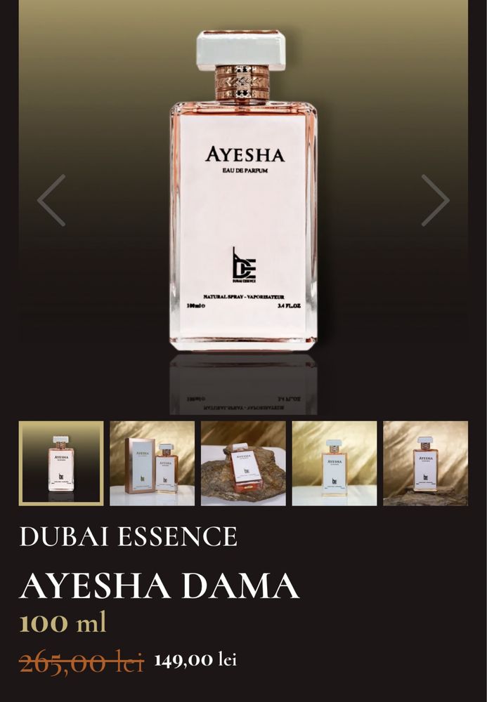 Parfum Ayesha Dama,Super Pret!