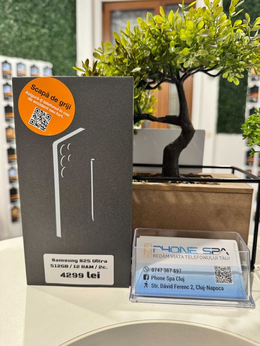 Samsung S25 ULTRA NOU 512Gb/12 RAM - Din magazin,cu garantie!