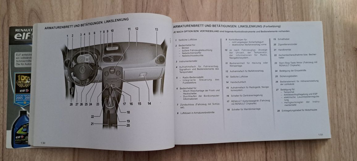 Manual intretinere Renault Clio 3 limba germana