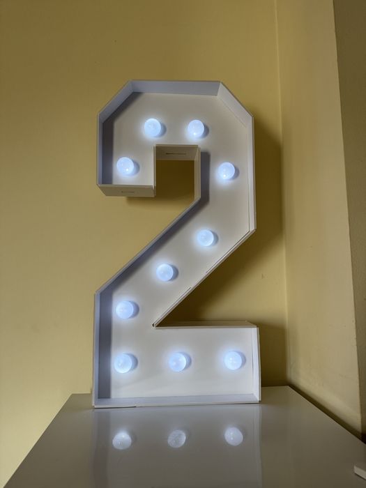 Голяма светеща LED цифра