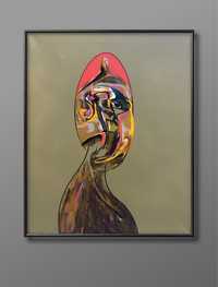 Tablou, pictura abstracta “ Visitor no. 13”