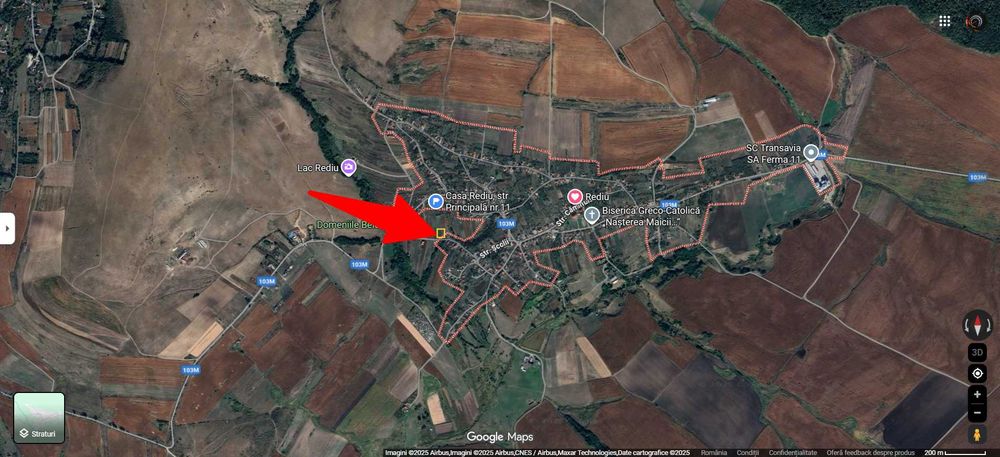 Vand teren 1000 mp in Rediu