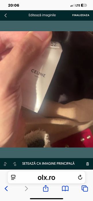 Urgent ! Ultimul preț ! Geaca  bomber Celine