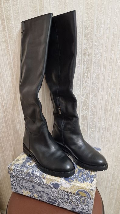 BASCONI сапоги зимние кожаные